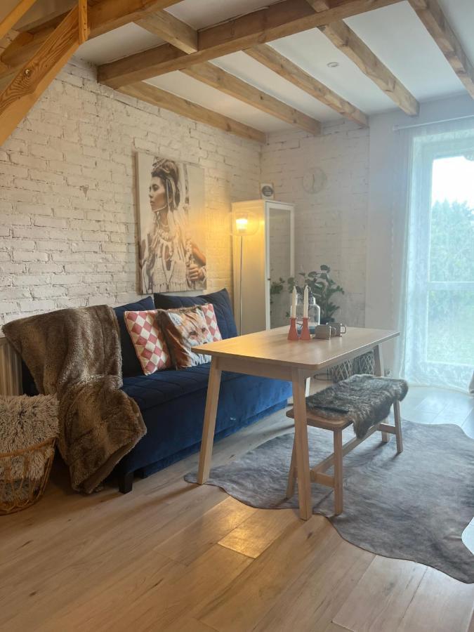 Apartament z antresola dla dzieci Okszow Esterno foto