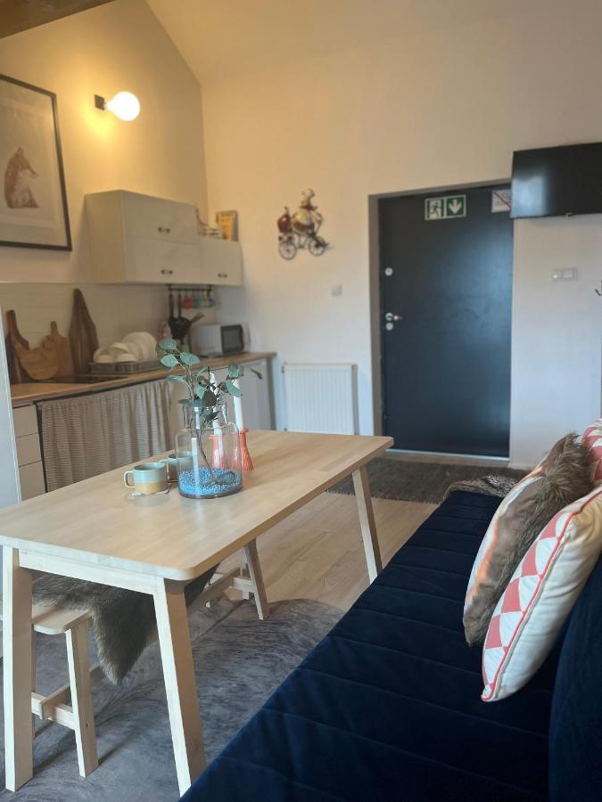 Apartament z antresola dla dzieci Okszow Esterno foto