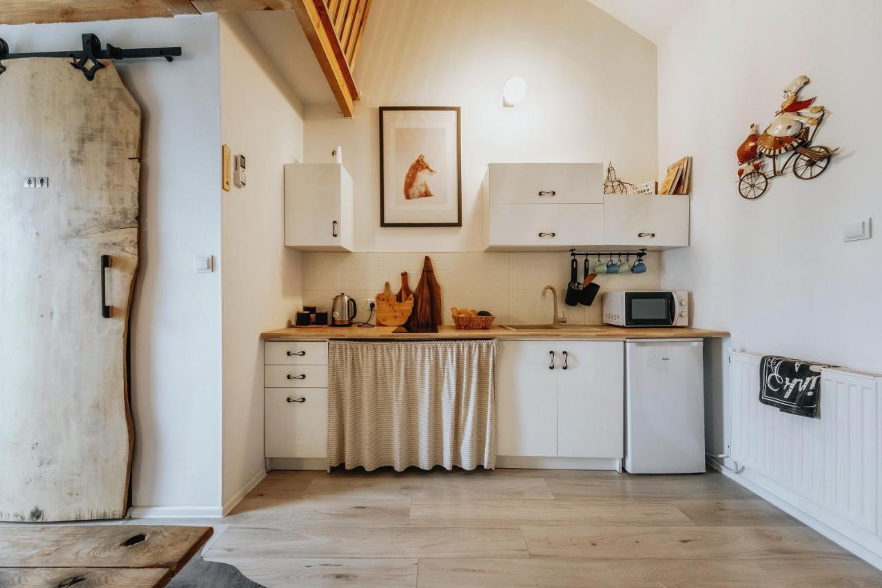 Apartament z antresola dla dzieci Okszow Esterno foto