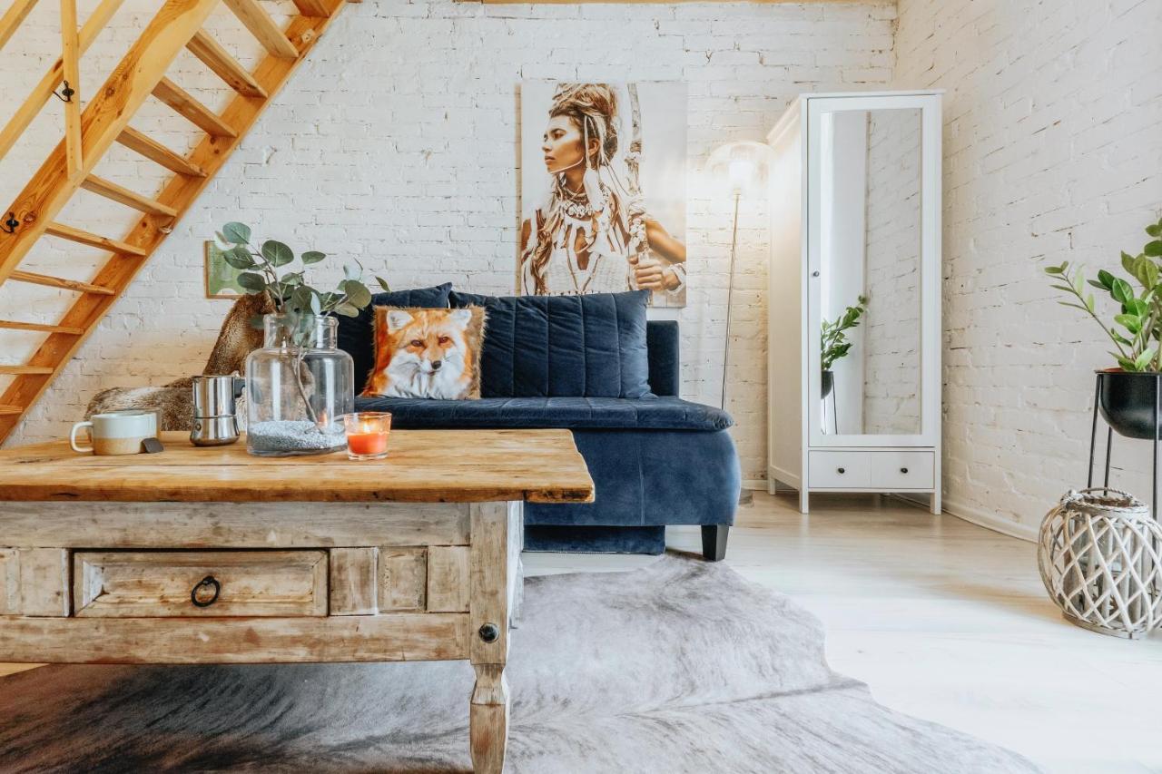 Apartament z antresola dla dzieci Okszow Esterno foto